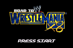 WWE - Road to WrestleMania X8 Title Screen